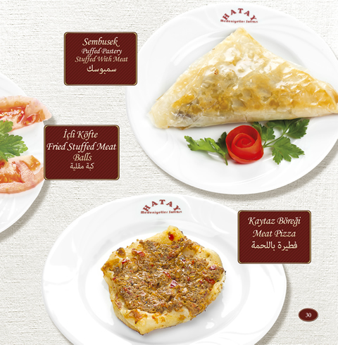 MENU - Hatay Medeniyetler Sofrası